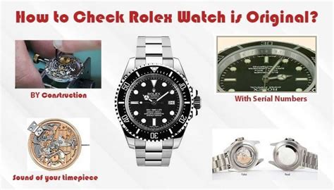 how to check original rolex watch